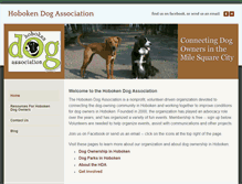 Tablet Screenshot of hobokendogs.org